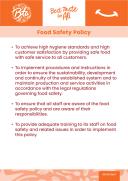 Food Safety